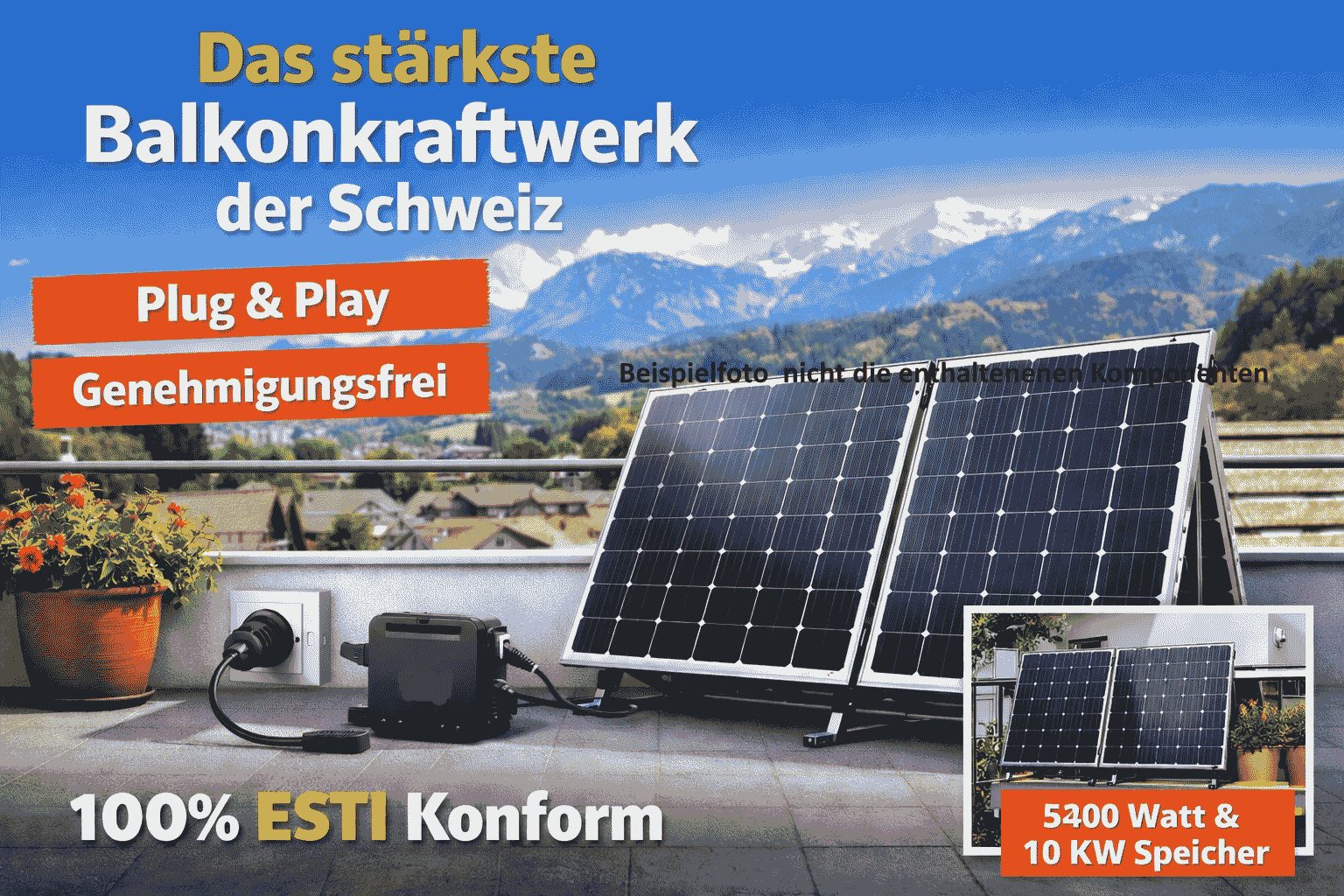 Genehmigungsfrei mit Notstrom oder als Insellösung