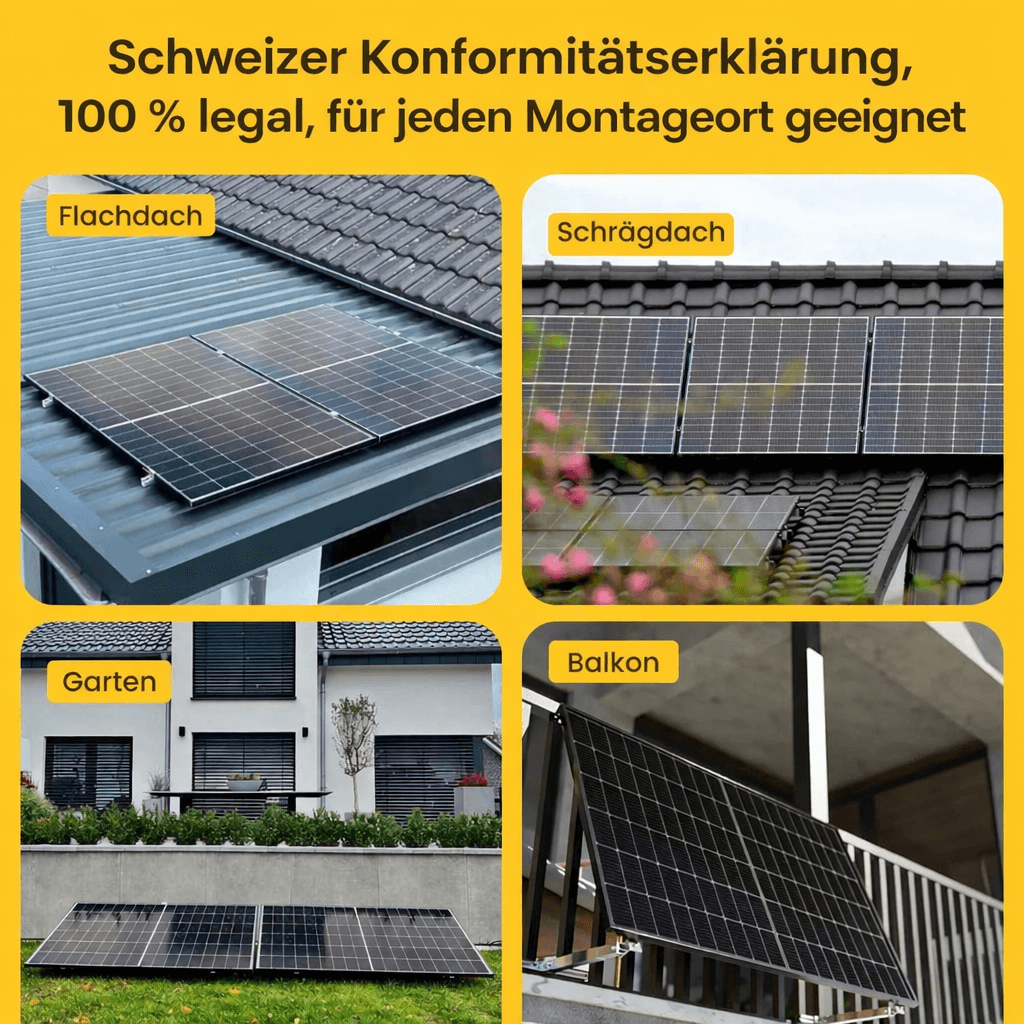 Balkonkraftwerk 600/810 Watt