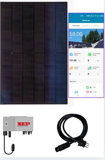 Balkonkraftwerk 600/810 Watt inkl. Versand