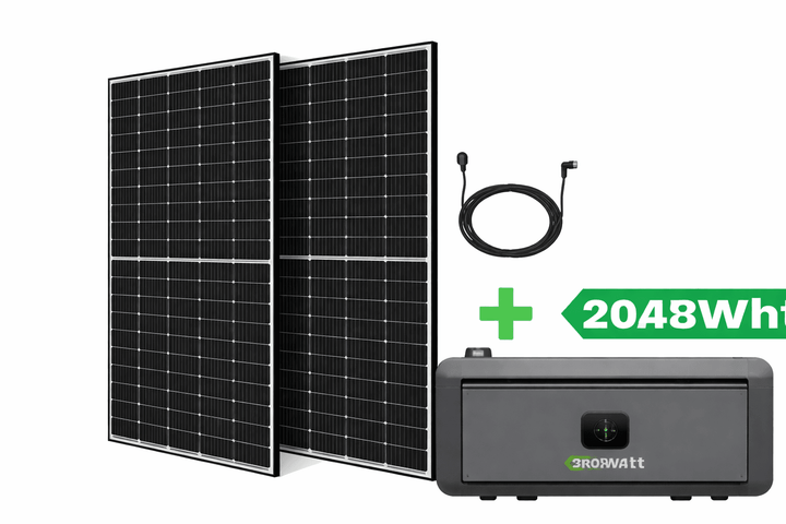 2 KW Noah Speicher & Solarmodule mit 810 Watt