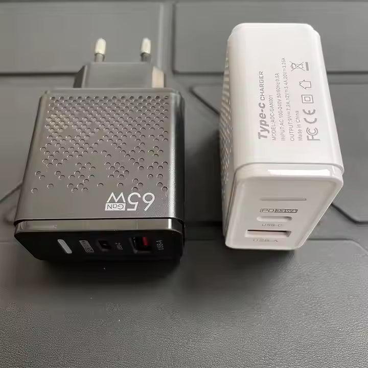 Fast Charger 65W QC/PD GAN