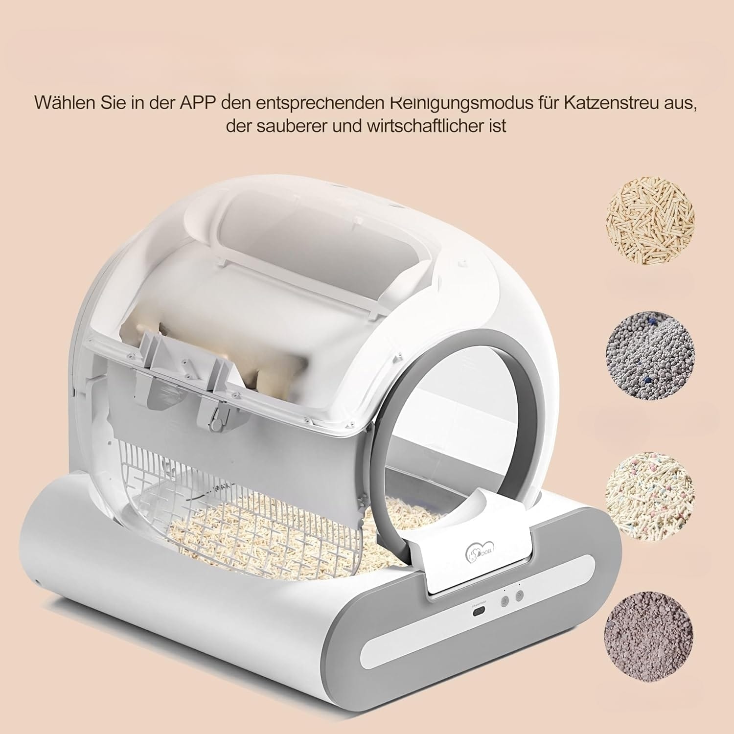 Selbstreinigendes Katzenklo