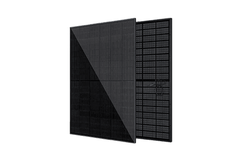 Balkonkraftwerke mit edlem Schwarz  Schwarz Design