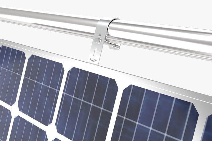 Aufständerung Balkonkraftwerk für 2 Photovoltaik-Module