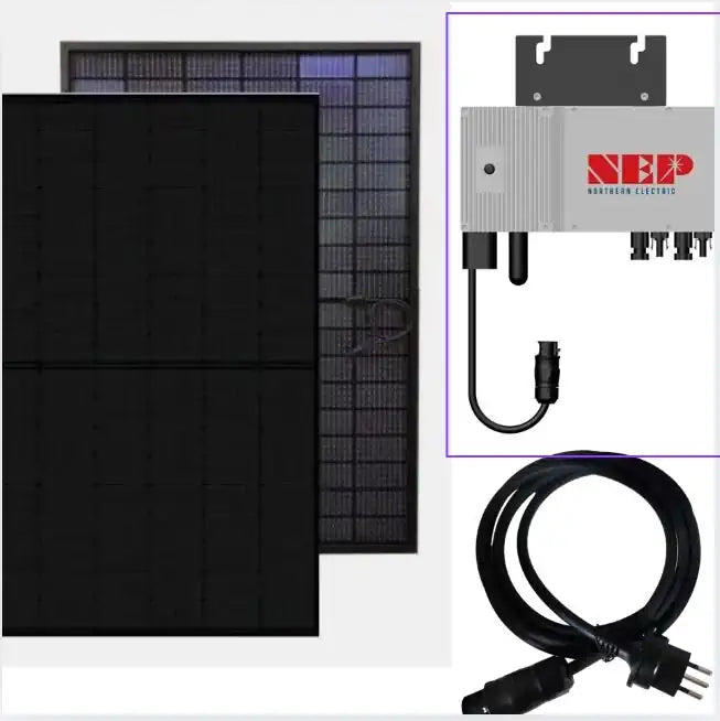 Genehmigungsfrei 4 KW Speicher und 2 Solarmodulen mit 890 Watt