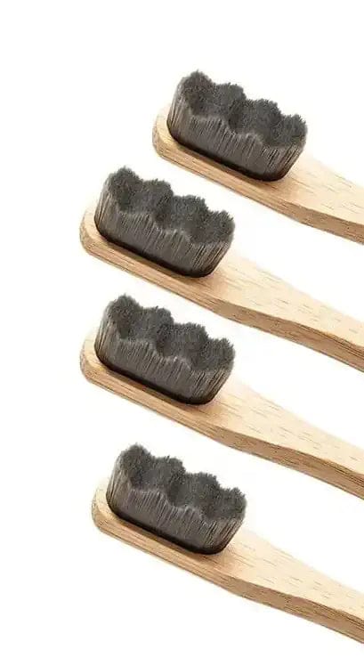 a group of wooden toothbrushes bambus Zahnbürste