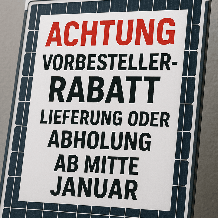 6.67 kWp PV-Komplettanlage mit 7.5 kWh Batterie Growatt Hybrid Wechselrichter