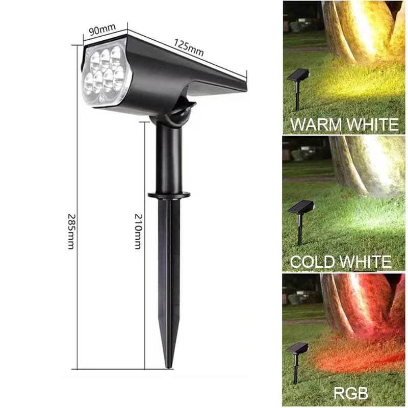 Solar-Lampe  Wasserdicht, Hell & Nachhaltig