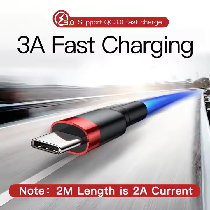 USB-C Schnellladekabel QuickCharge 3.0, Datenübertragung