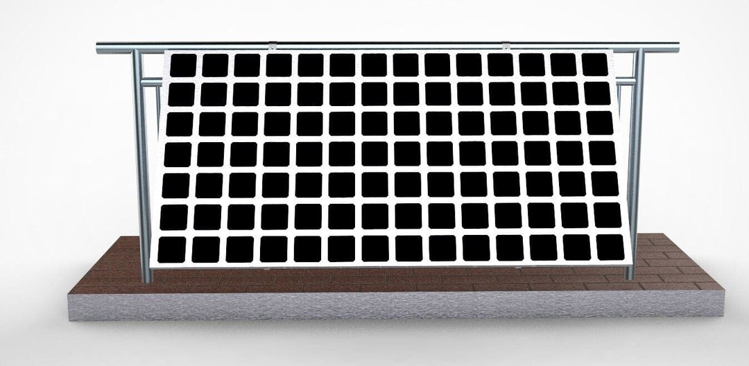 Halterung Aufständerung Balkonkraftwerk für ein Photovoltaik-Modul