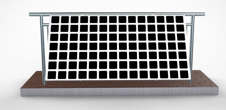 Aufständerung Balkonkraftwerk für 2 Photovoltaik-Module