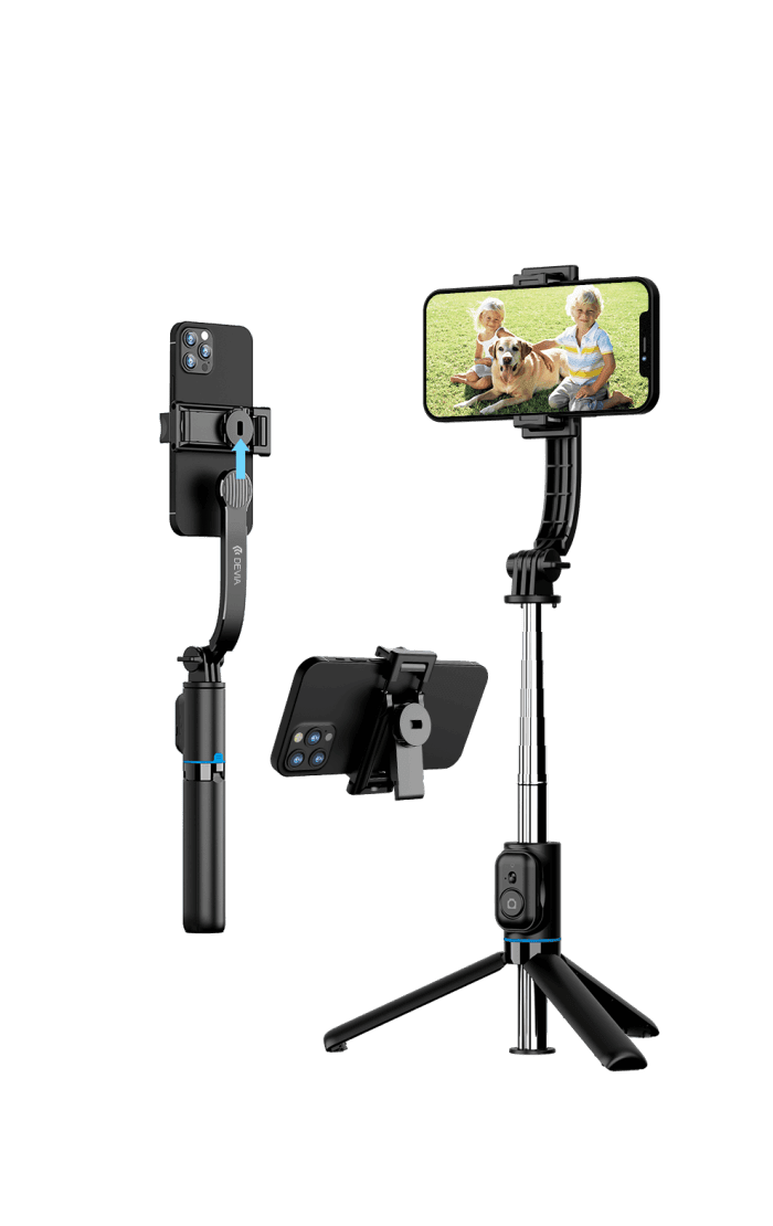 Devia selfie stick Bluetooth tripod ES083 black