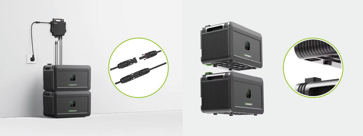 Genehmigungsfrei 4 KW Speicher und 8 Solarmodulen mit 3600  Watt