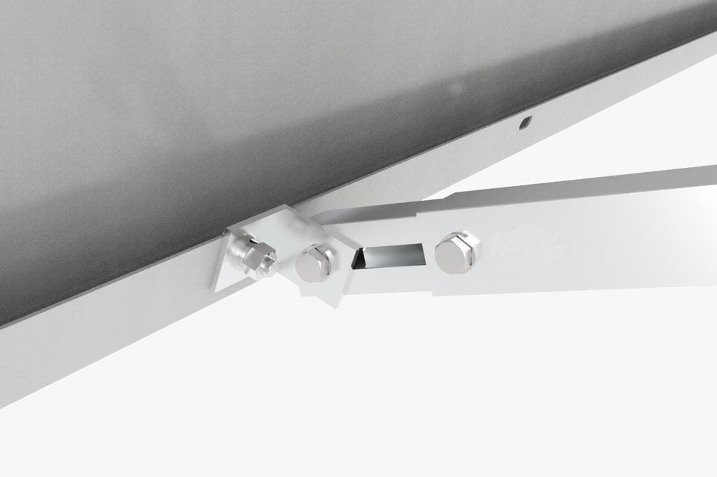 Aufständerung Balkonkraftwerk für 2 Photovoltaik-Module