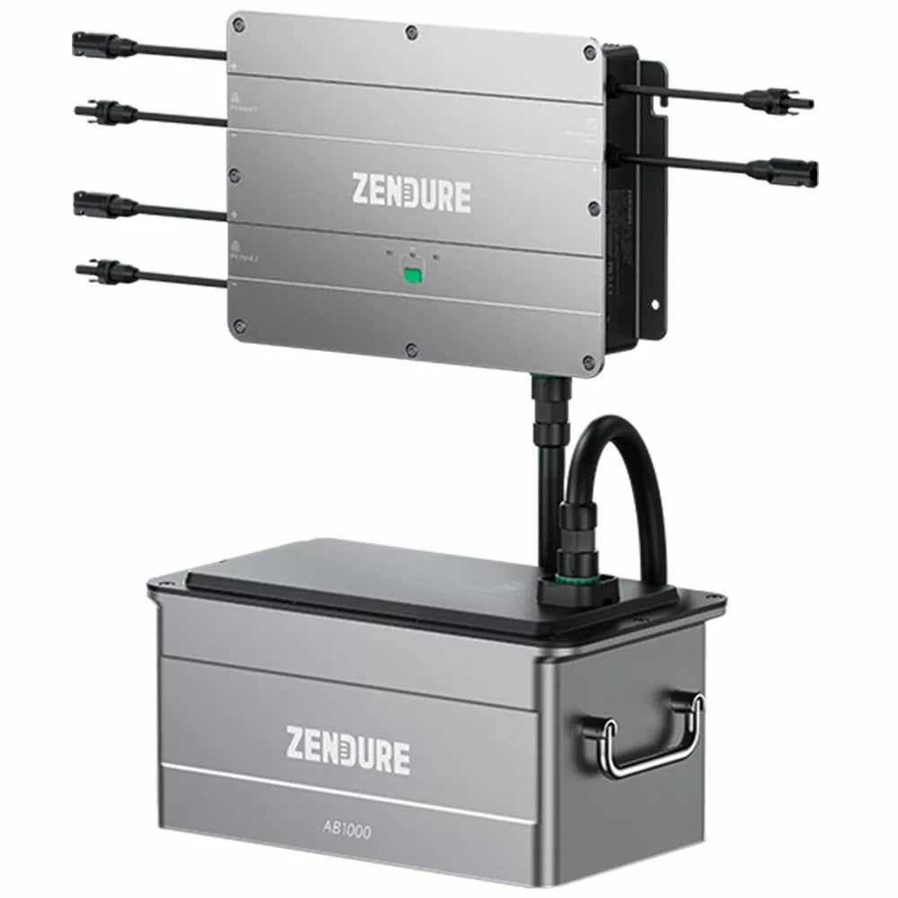 Balkonkraftwerk 1680 Watt mit 4 kWh Zendure Batteriespeicher