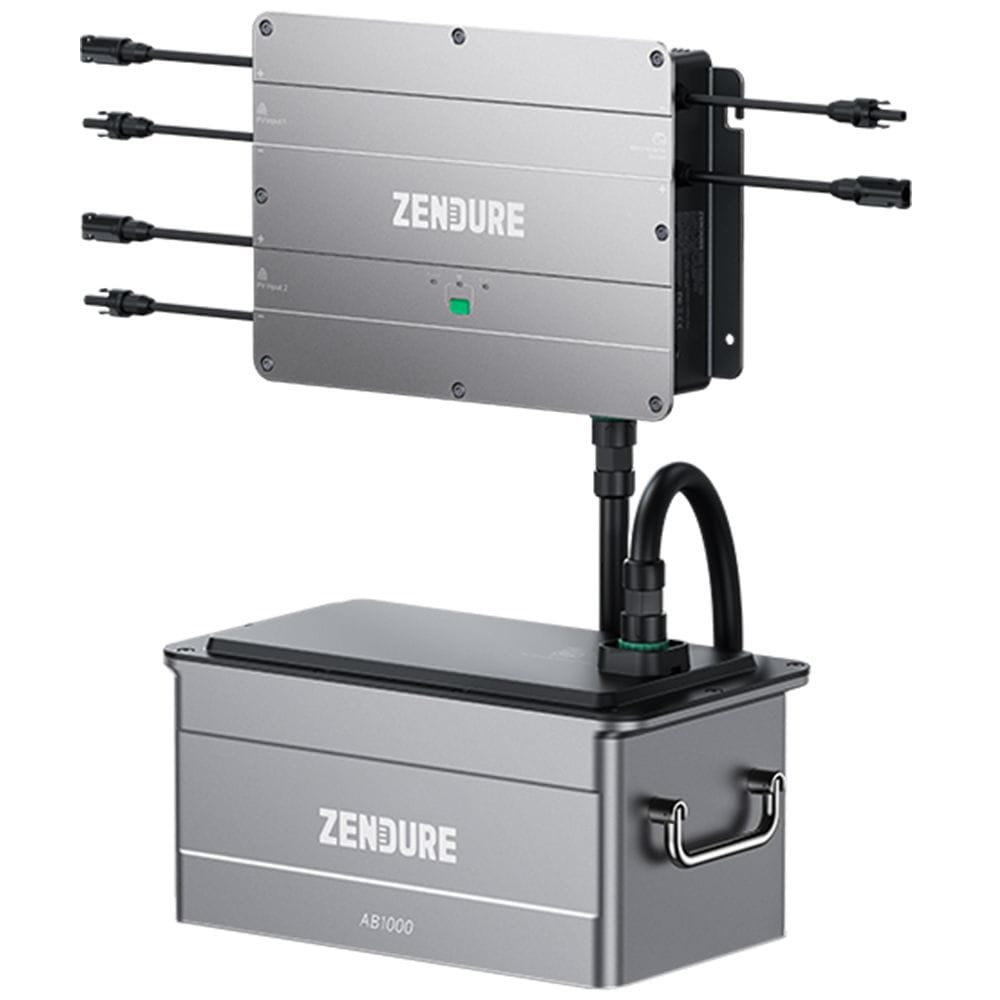 Balkonkraftwerk 840 Wp mit 2 kWh Zendure Speicher