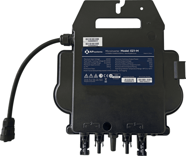 Microinverter, APSystems EZ1-M, 600/ 800 W, WLAN