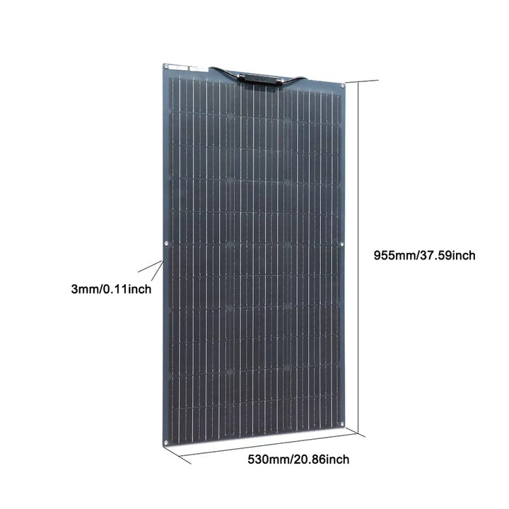 Flexible Solarpanel (1×120 W) & SolarLaderegler